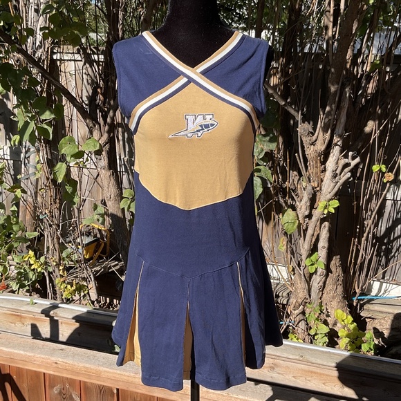 Winnipeg Blue Bombers Cheerleading Outfit/CFL/Halloween/Cosplay - Picture 1 of 9